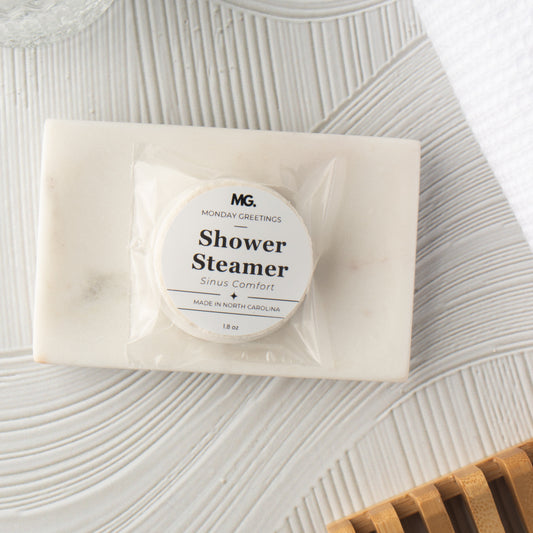 No fragrance shower steamer menthol infused 