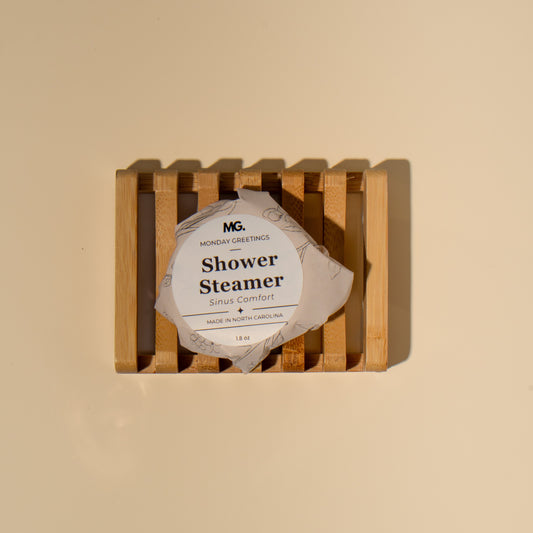 Wrapped shower steamer